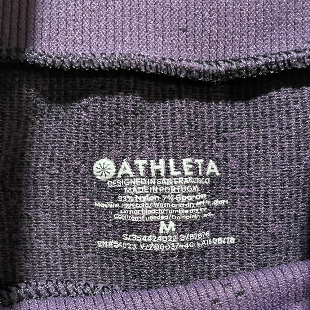 Athleta Deep Purple Turtleneck Sweater - Picture 3 of 6